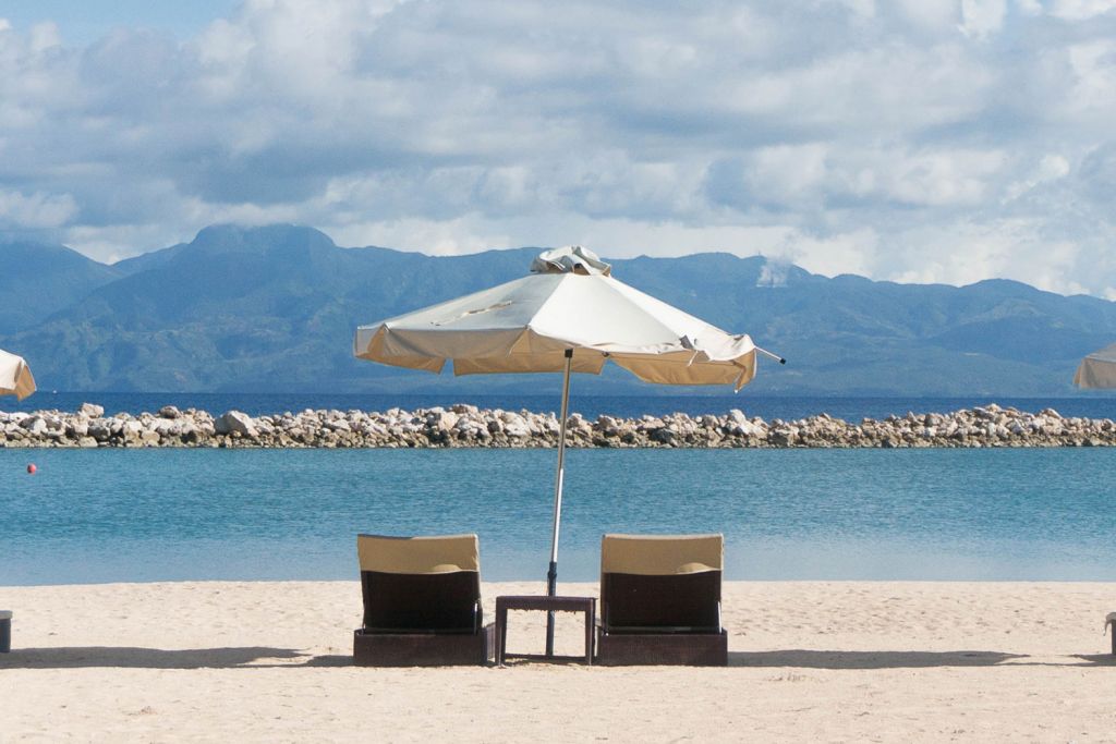 Umbrellas on beach